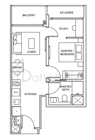 CLAVON A1 floorplan (watermarked)