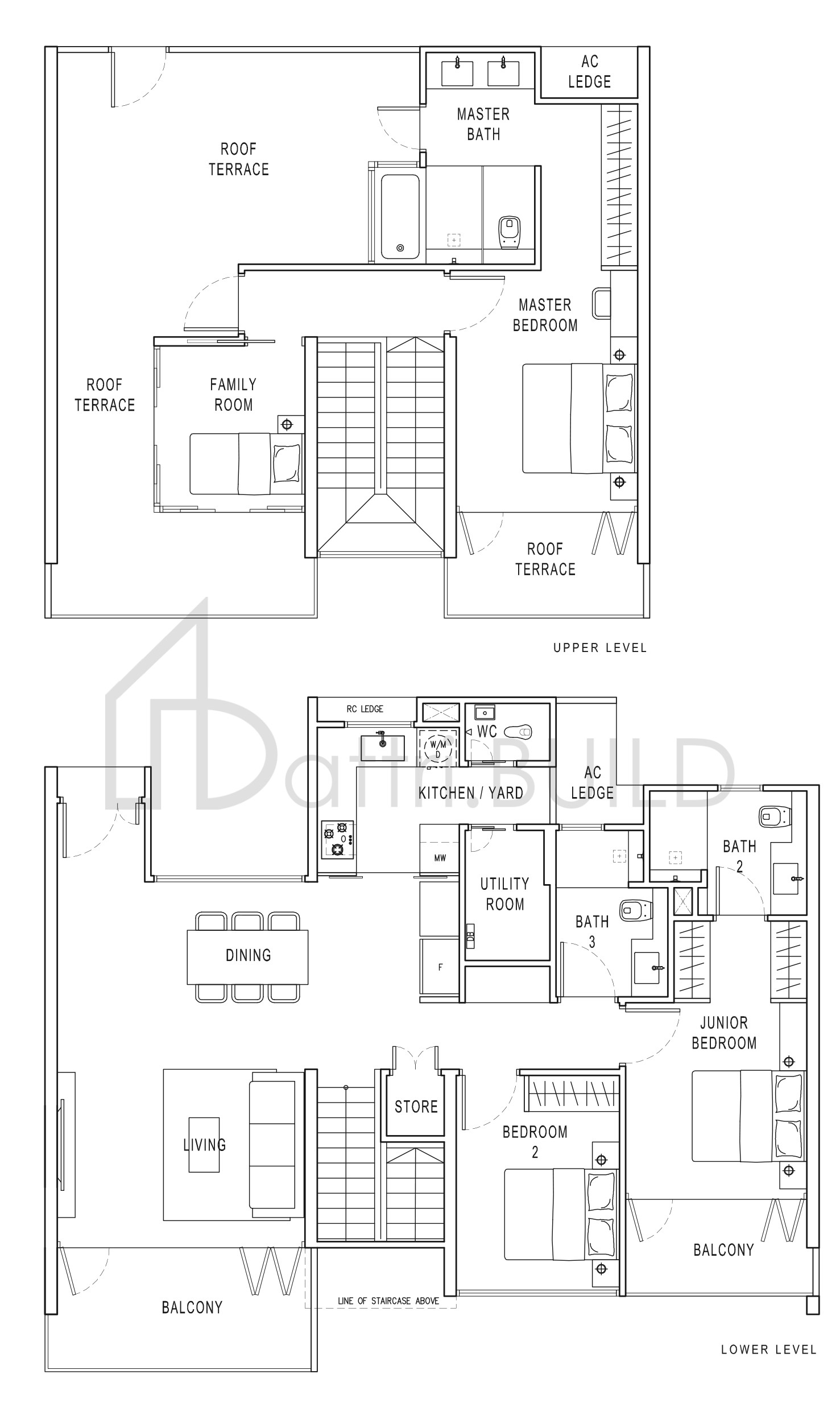 POLLEN & BLEU PH5 floorplan (watermarked)