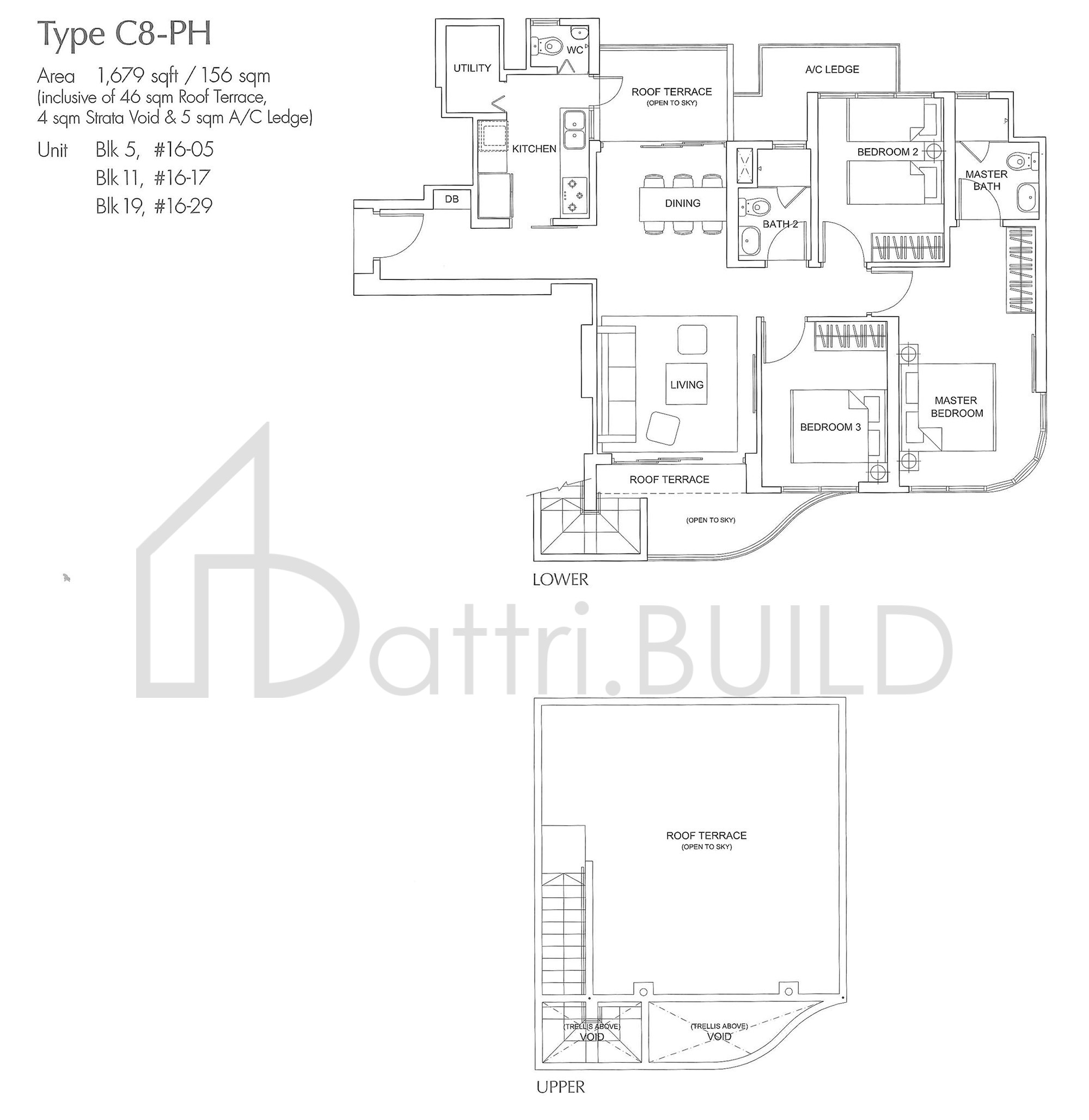 ARC AT TAMPINES C8-PH floorplan (watermarked)