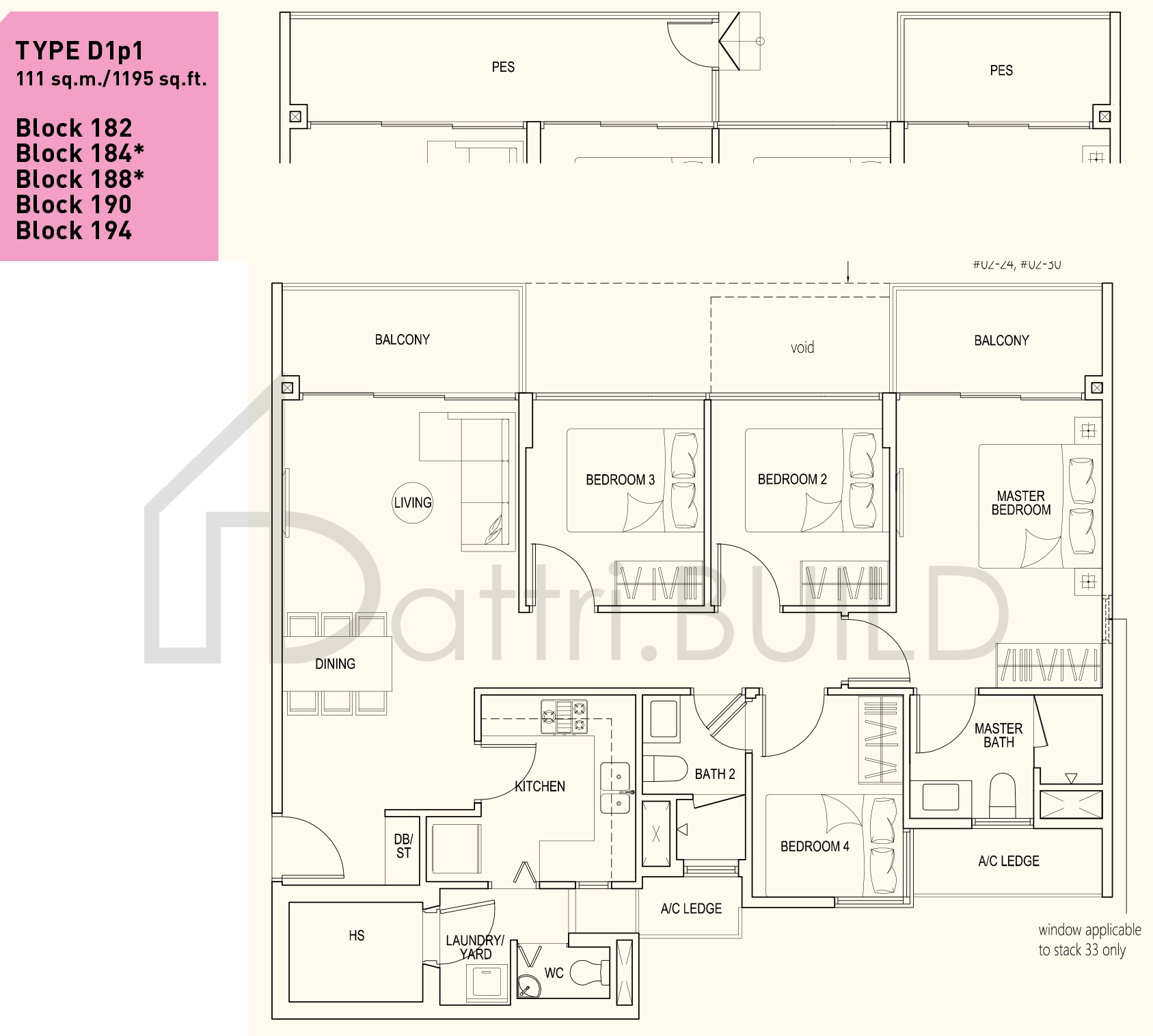 WESTWOOD RESIDENCES D1p1 floorplan (watermarked)