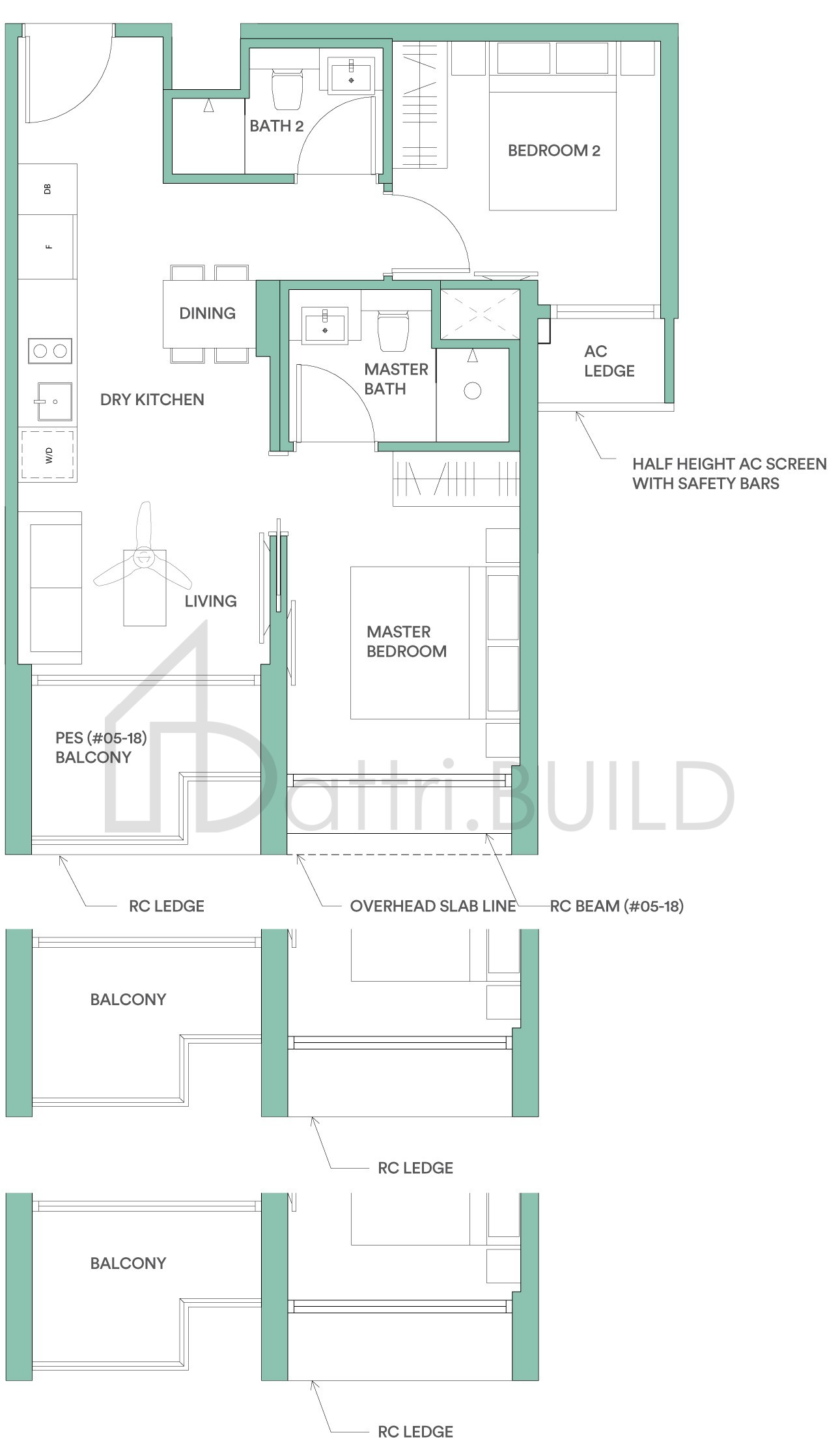 PARK PLACE RESIDENCES AT PLQ C2 floorplan (watermarked)