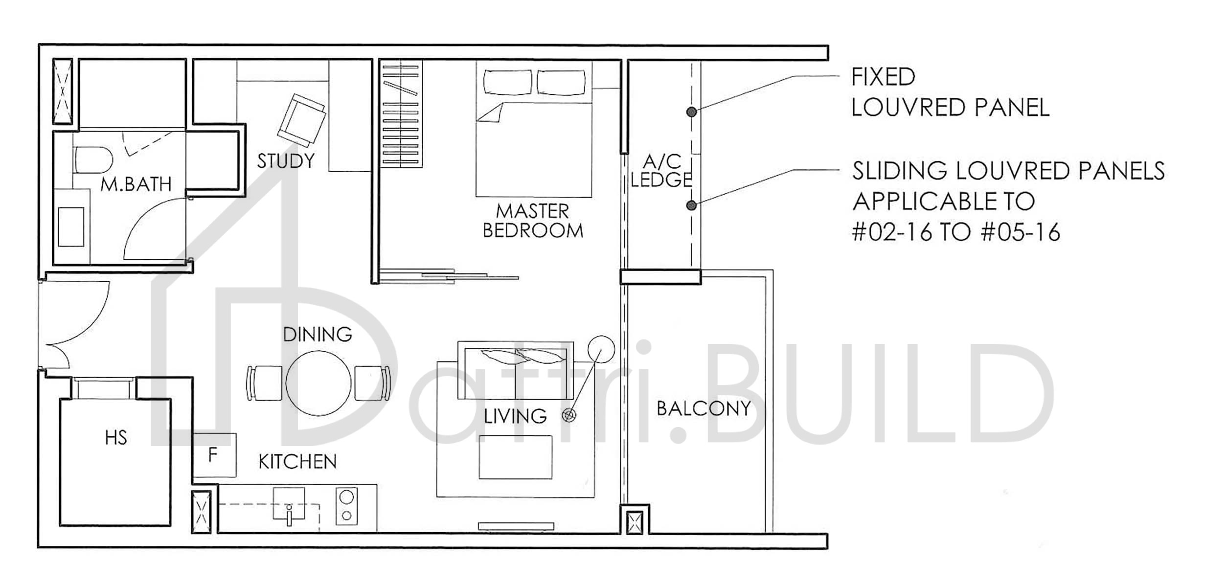 THE GLYNDEBOURNE A1 floorplan (watermarked)