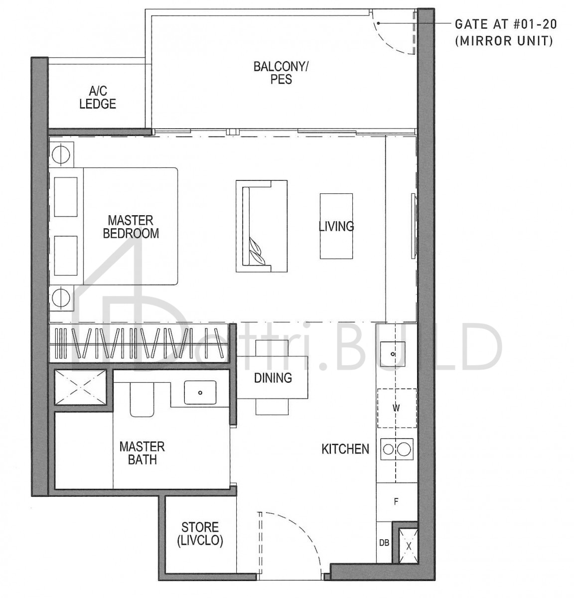 SEASIDE RESIDENCES A1 floorplan (watermarked)
