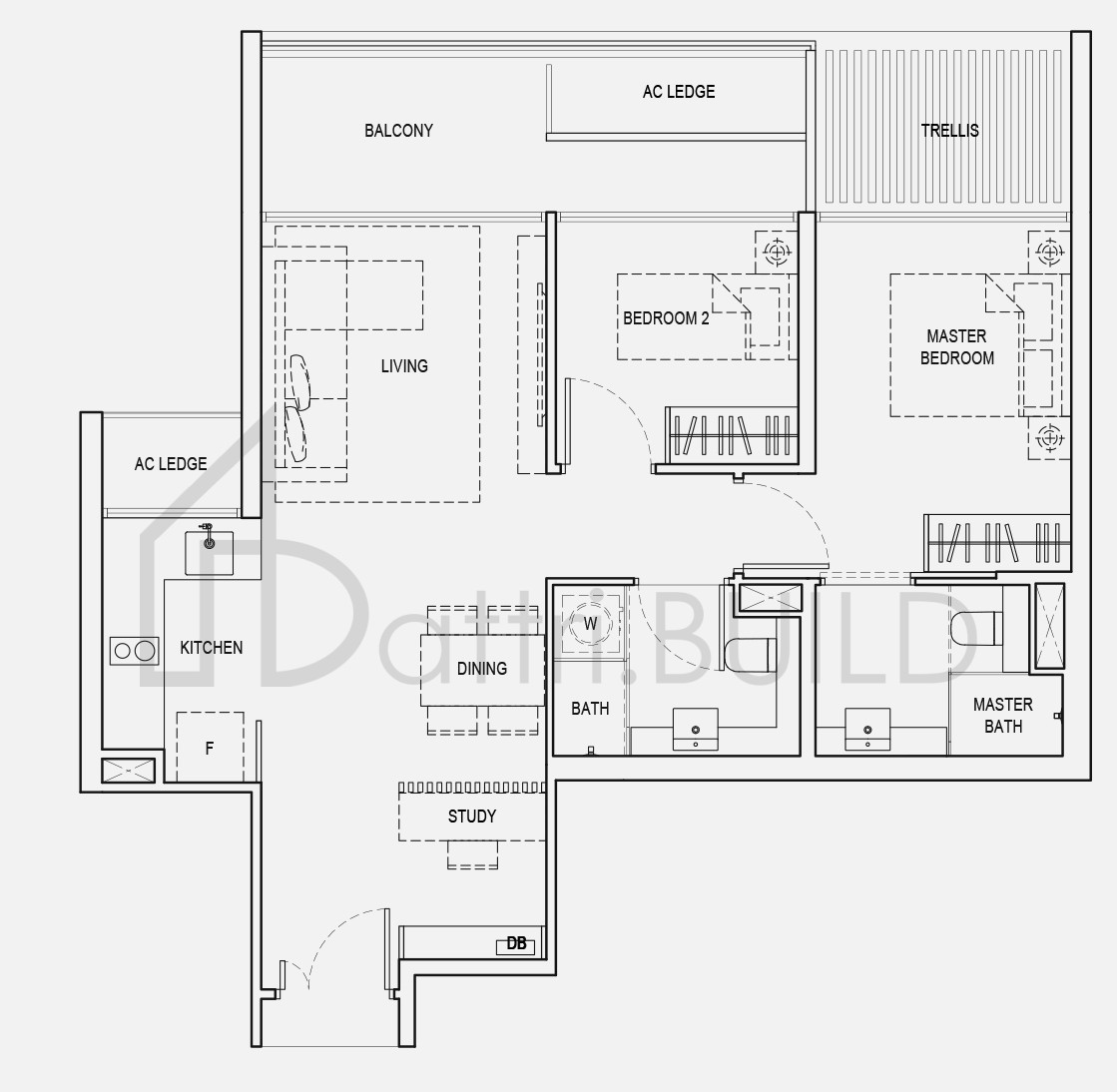 KANDIS RESIDENCE B6S floorplan (watermarked)