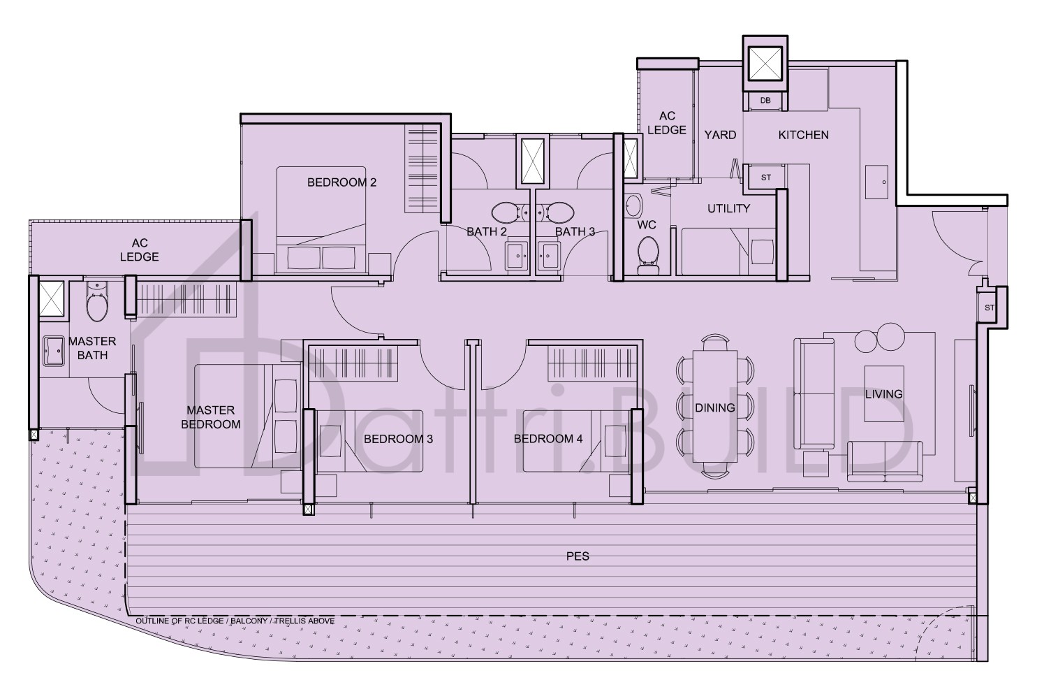 THE TEMBUSU D1a(p) floorplan (watermarked)