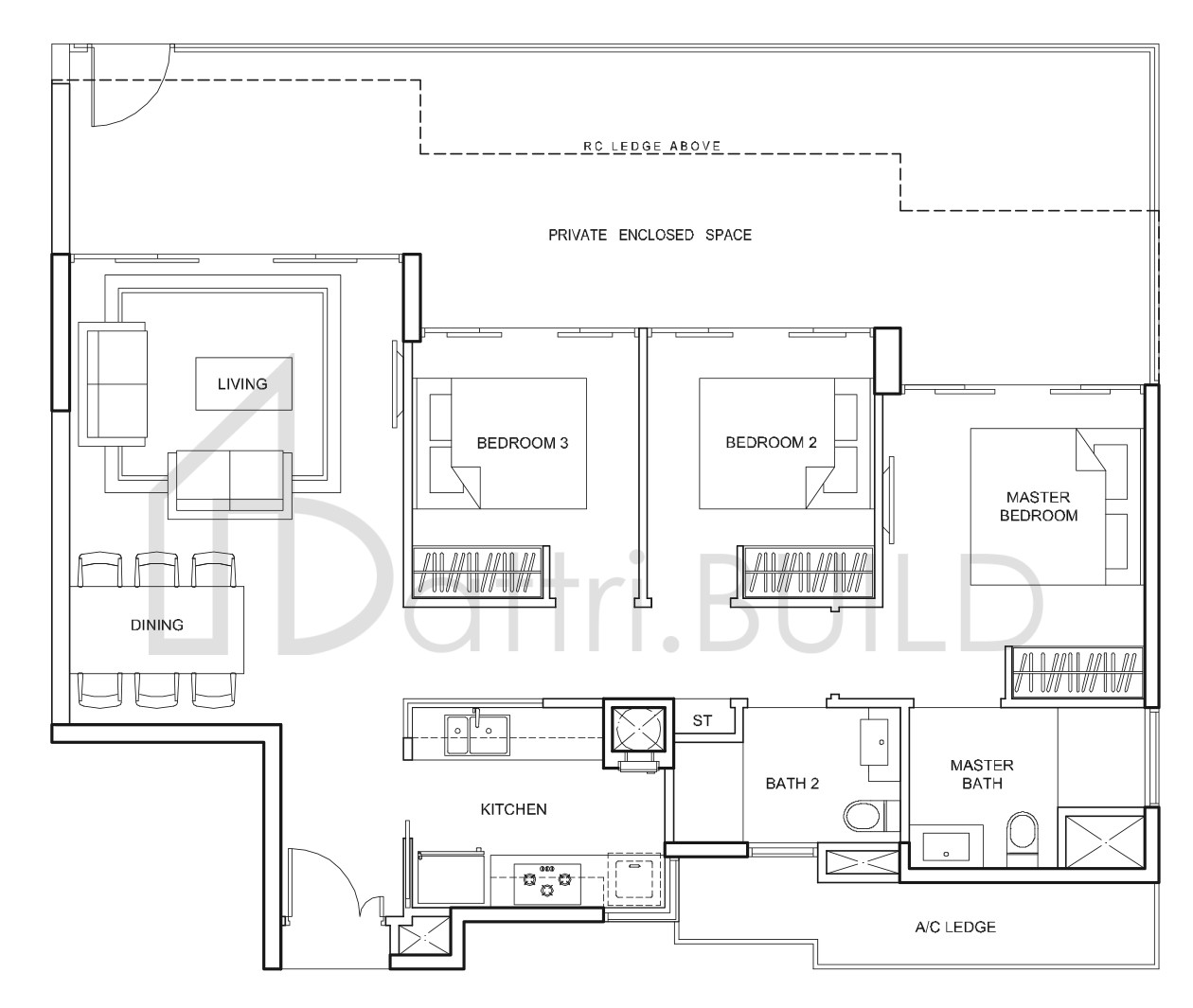 PARC CENTROS C1P1 floorplan (watermarked)