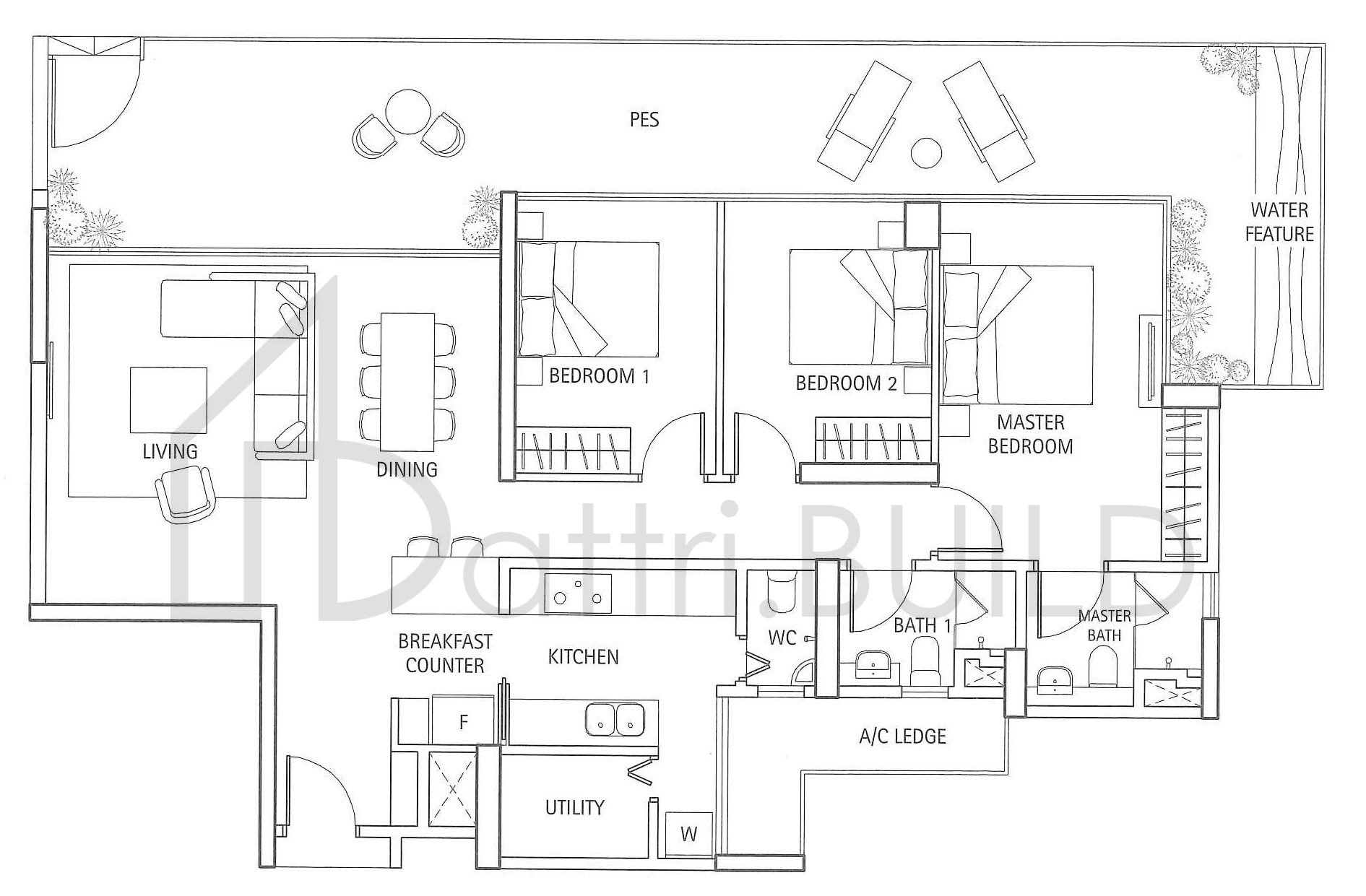 WATERBANK AT DAKOTA D5G floorplan (watermarked)