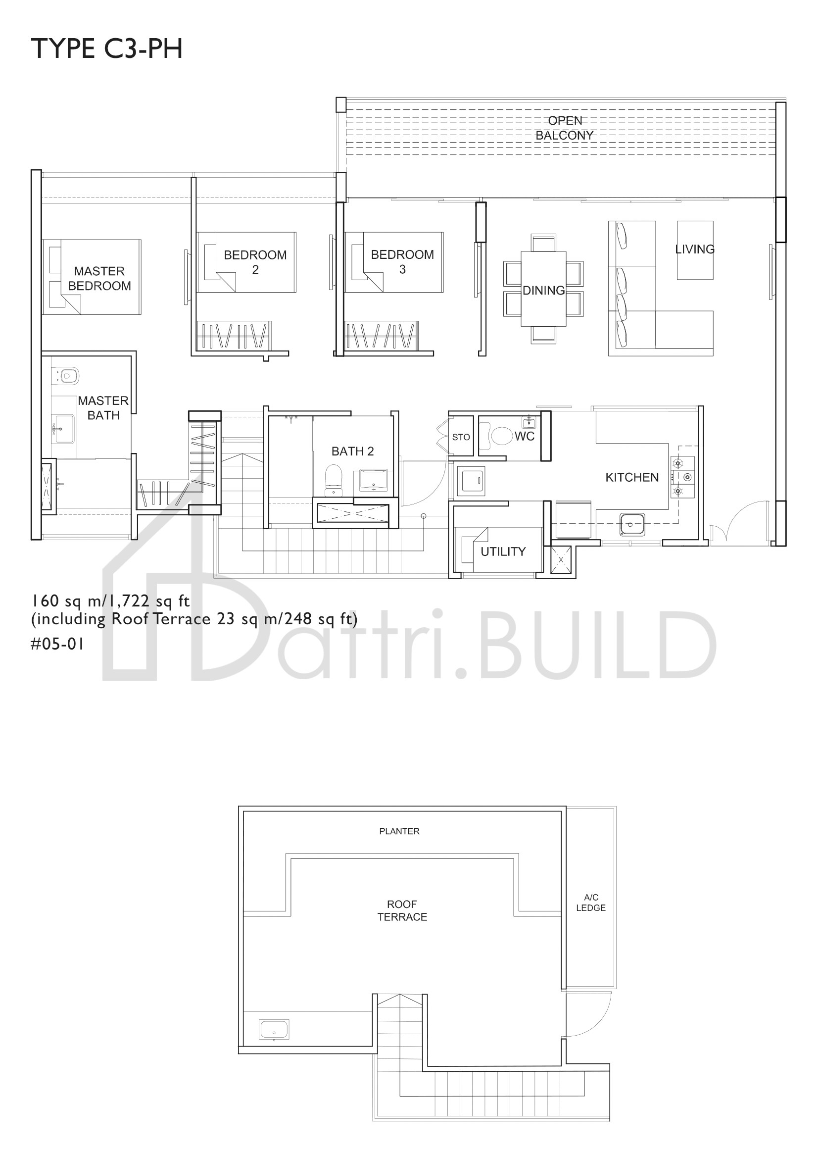 UBER 388 C3-PH floorplan (watermarked)