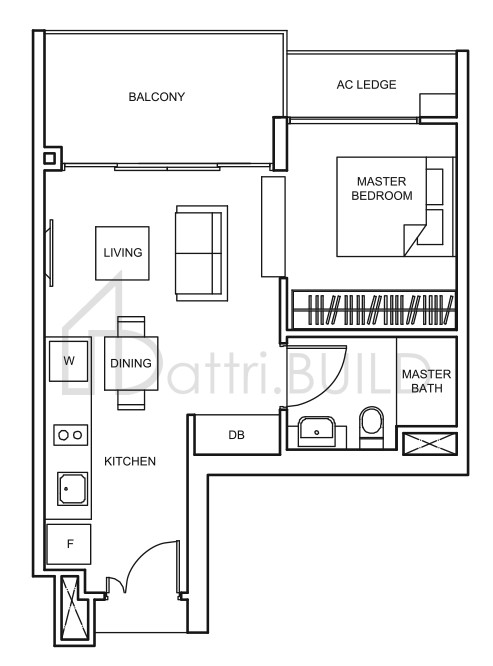 THE GLADES As1 floorplan (watermarked)