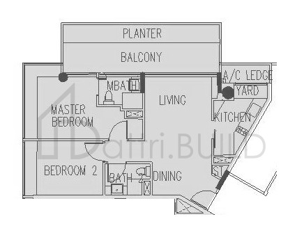 THE INTERLACE A2(91) floorplan (watermarked)