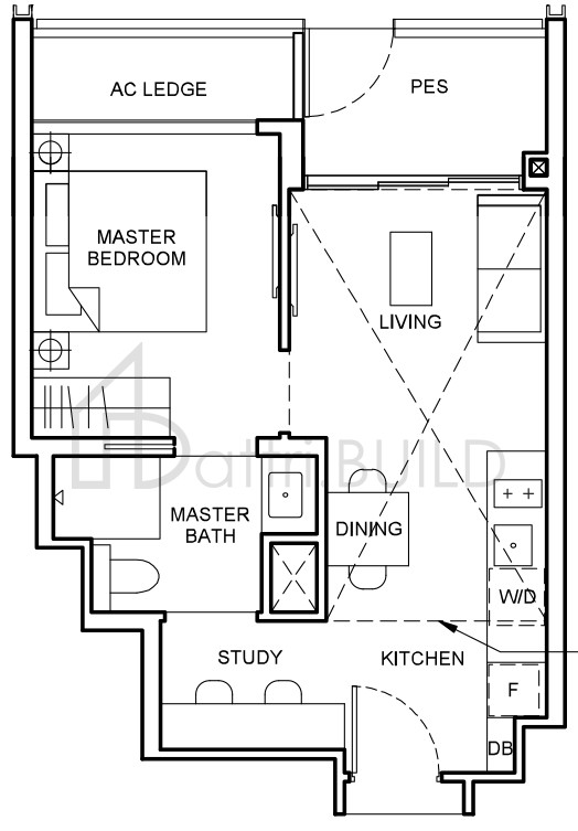 FORETT AT BUKIT TIMAH AS1a(p) floorplan (watermarked)