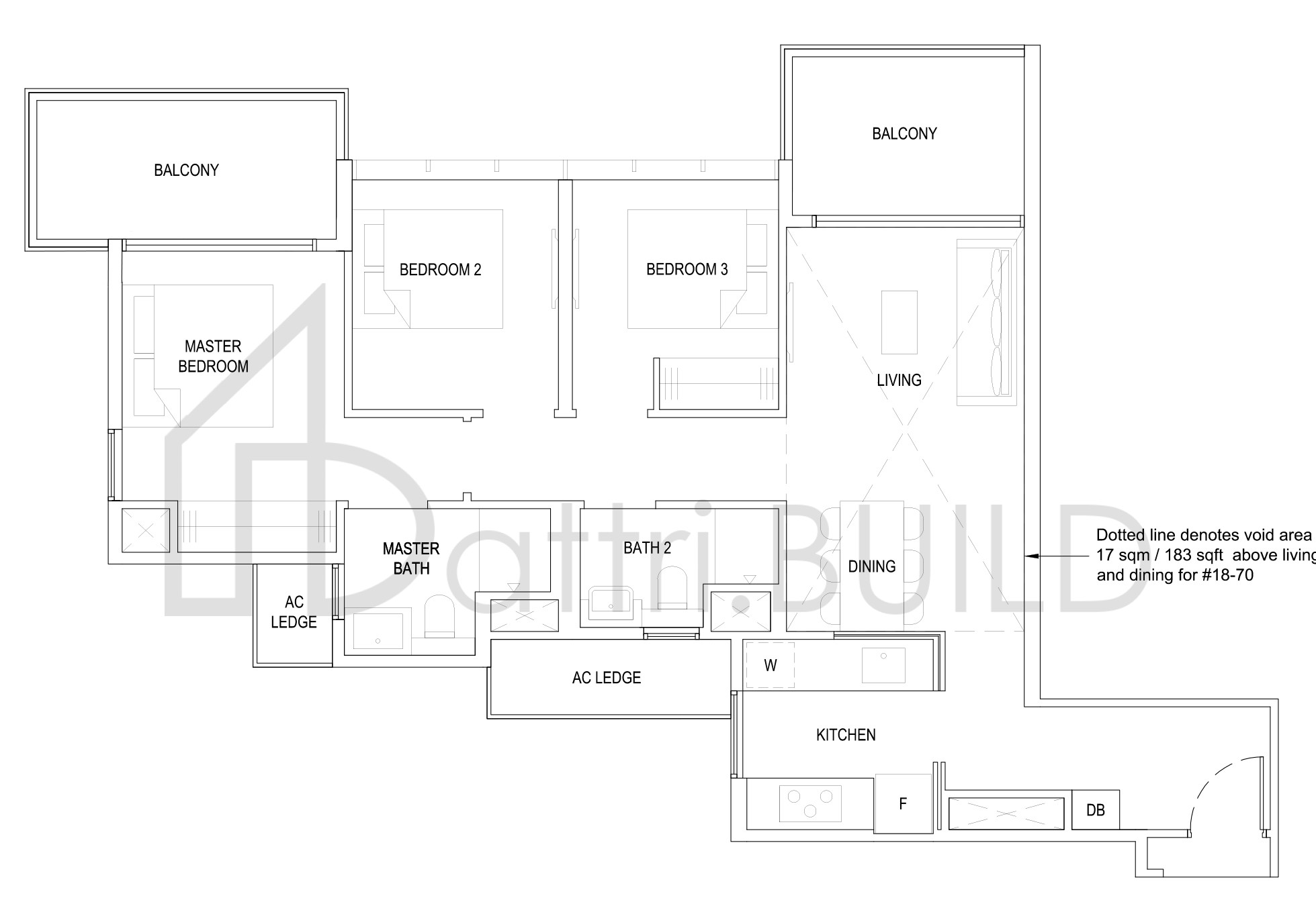 THE FLORENCE RESIDENCES 3C4a(PH) floorplan (watermarked)