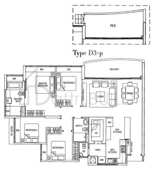 WATERFRONT WAVES D3-p floorplan (watermarked)