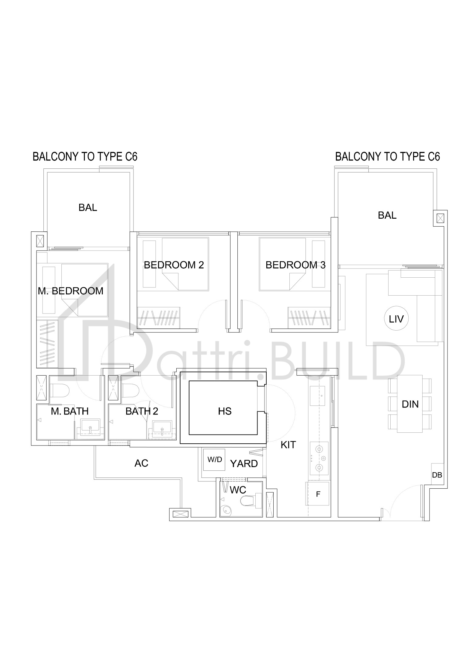 UPTOWN @ FARRER C6 floorplan (watermarked)