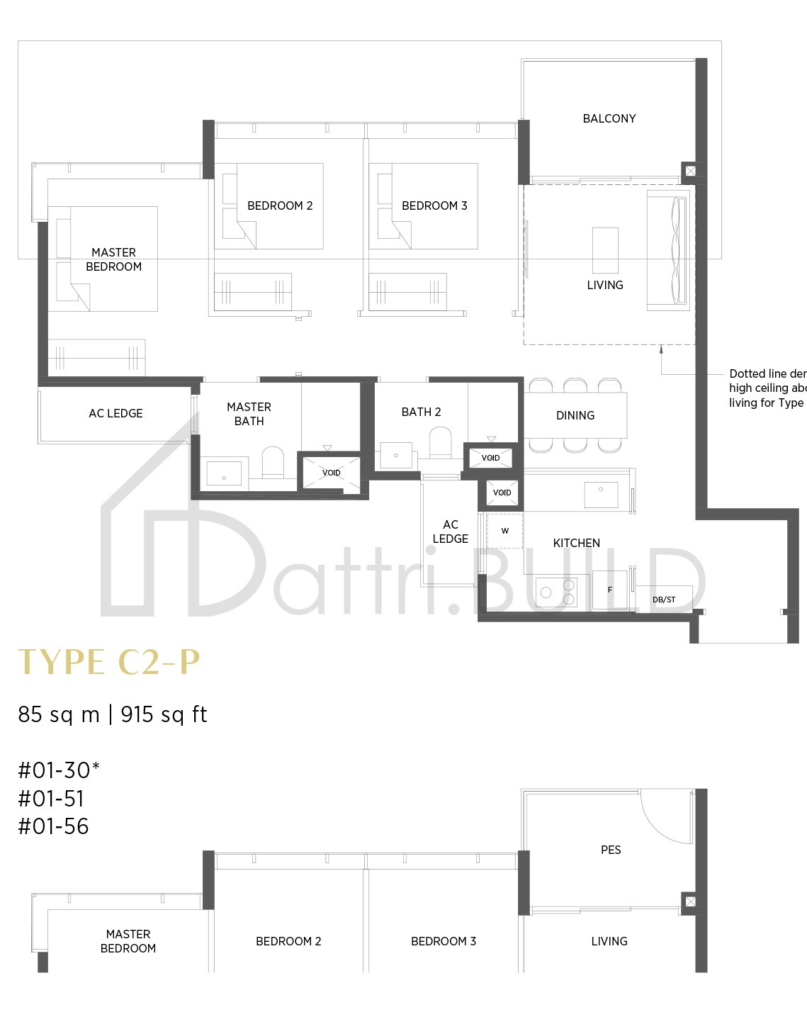 PARC ESTA C2 floorplan (watermarked)