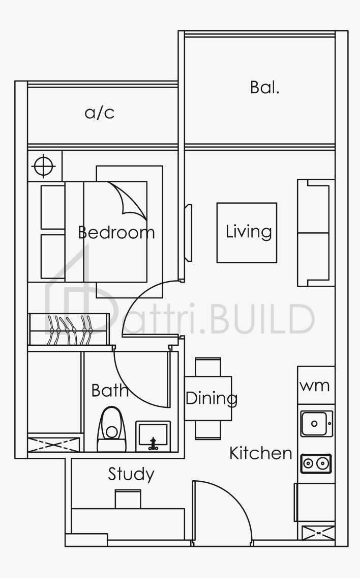 LOFT @ STEVENS E floorplan (watermarked)