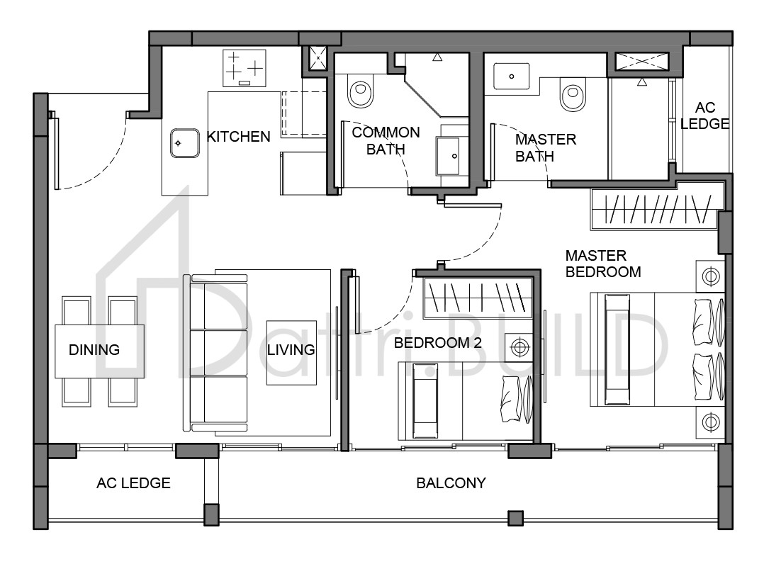 THE ENCLAVE . HOLLAND B4 floorplan (watermarked)