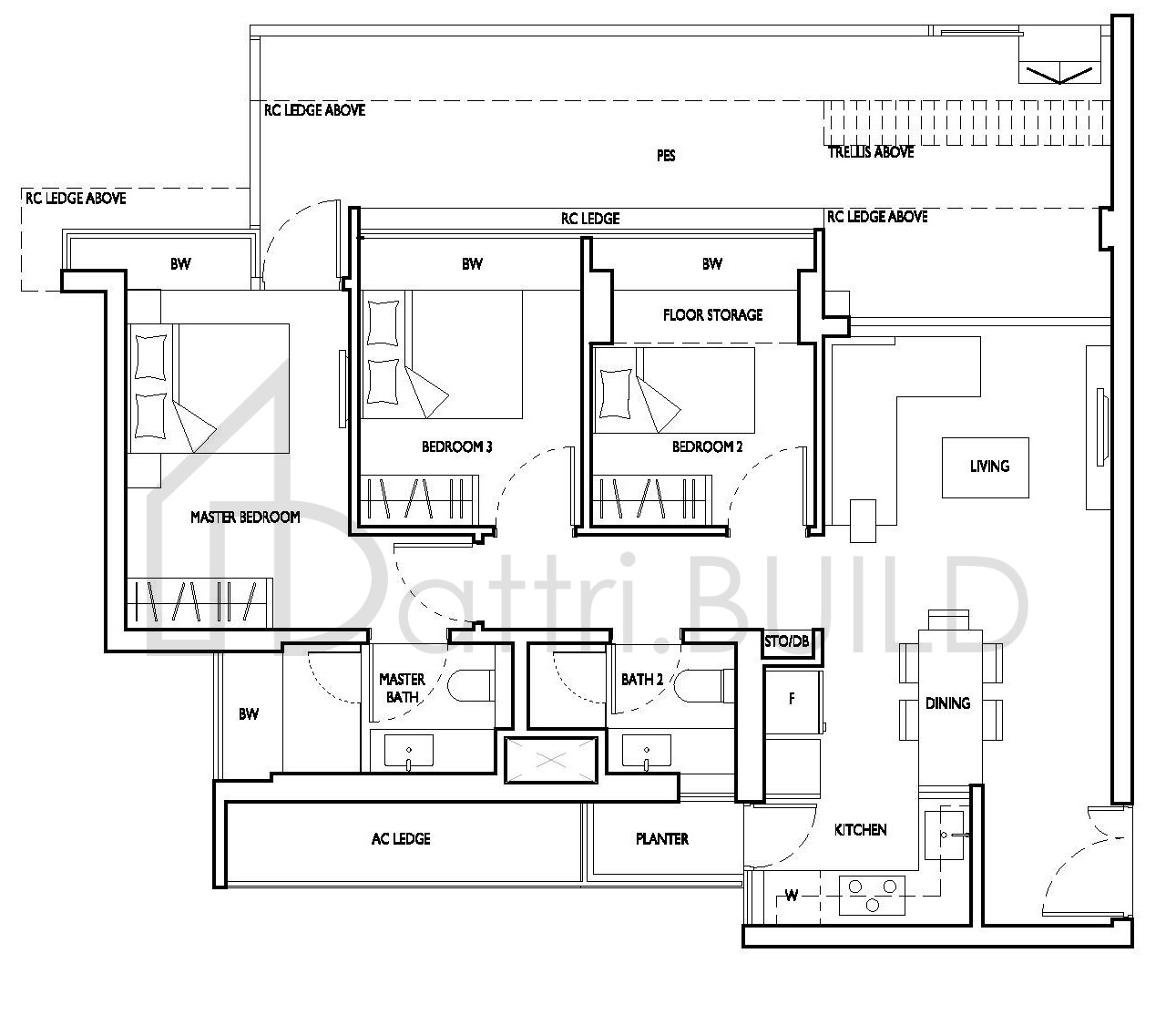 D'NEST C1a-2(P) floorplan (watermarked)