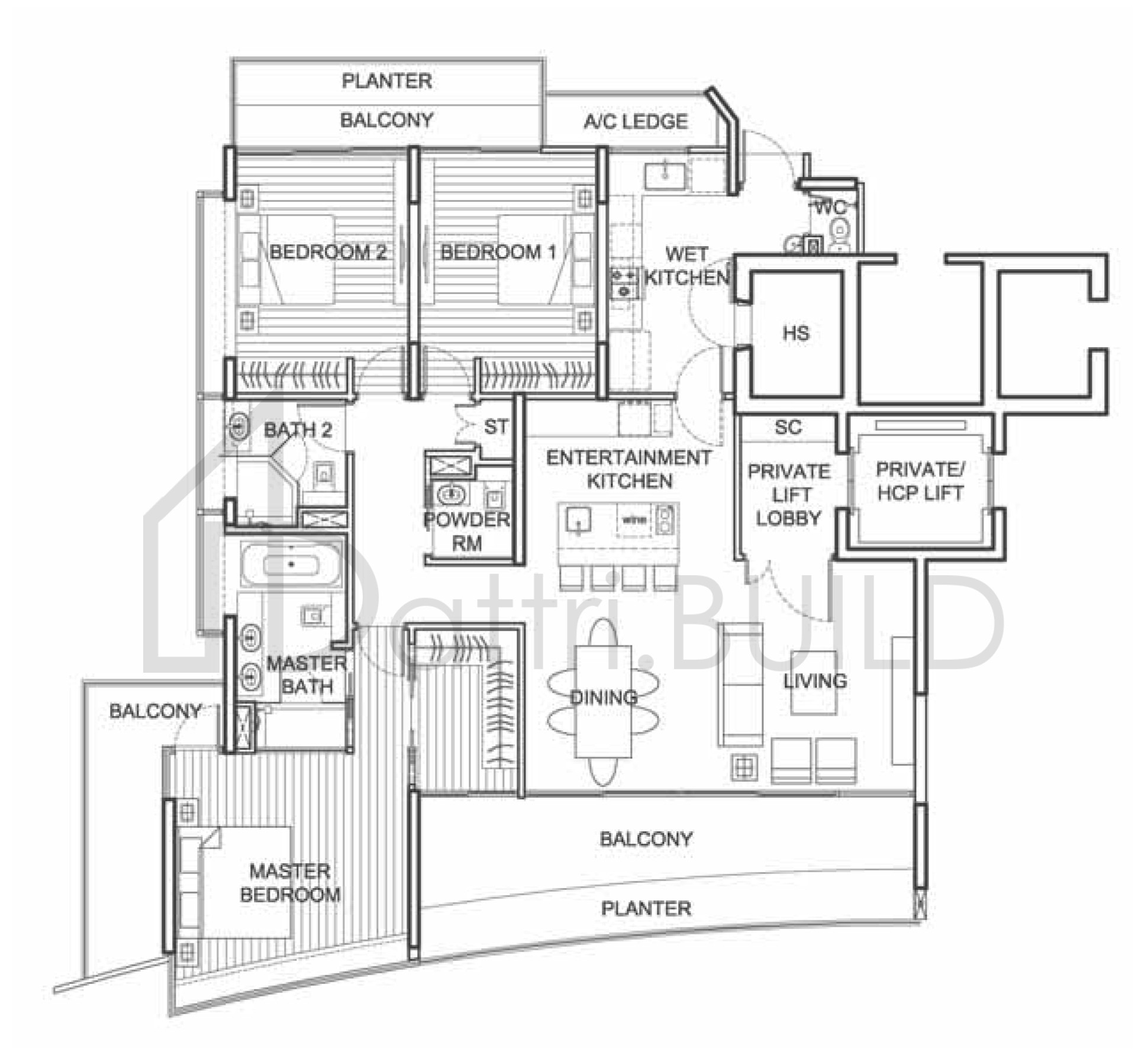 111 EMERALD HILL D2 floorplan (watermarked)