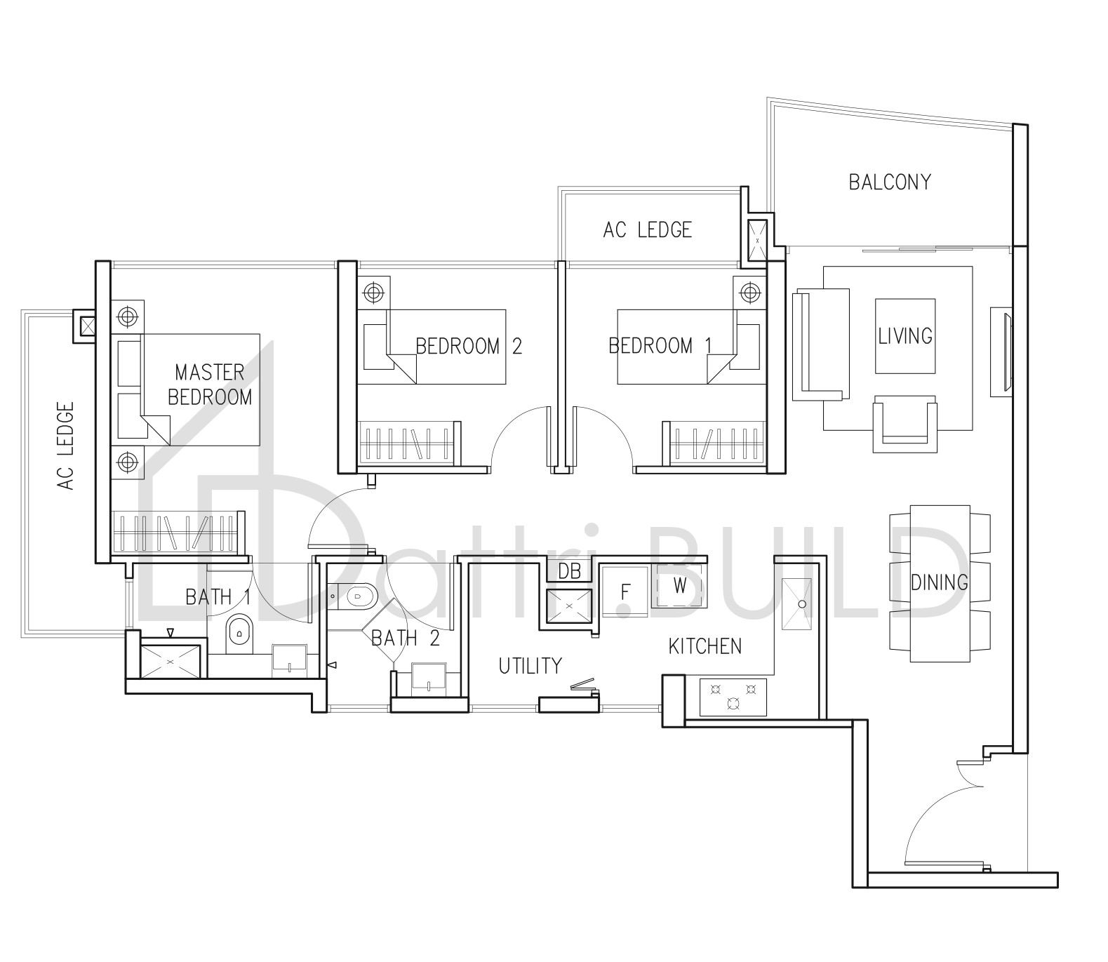 EIGHT RIVERSUITES D1 floorplan (watermarked)