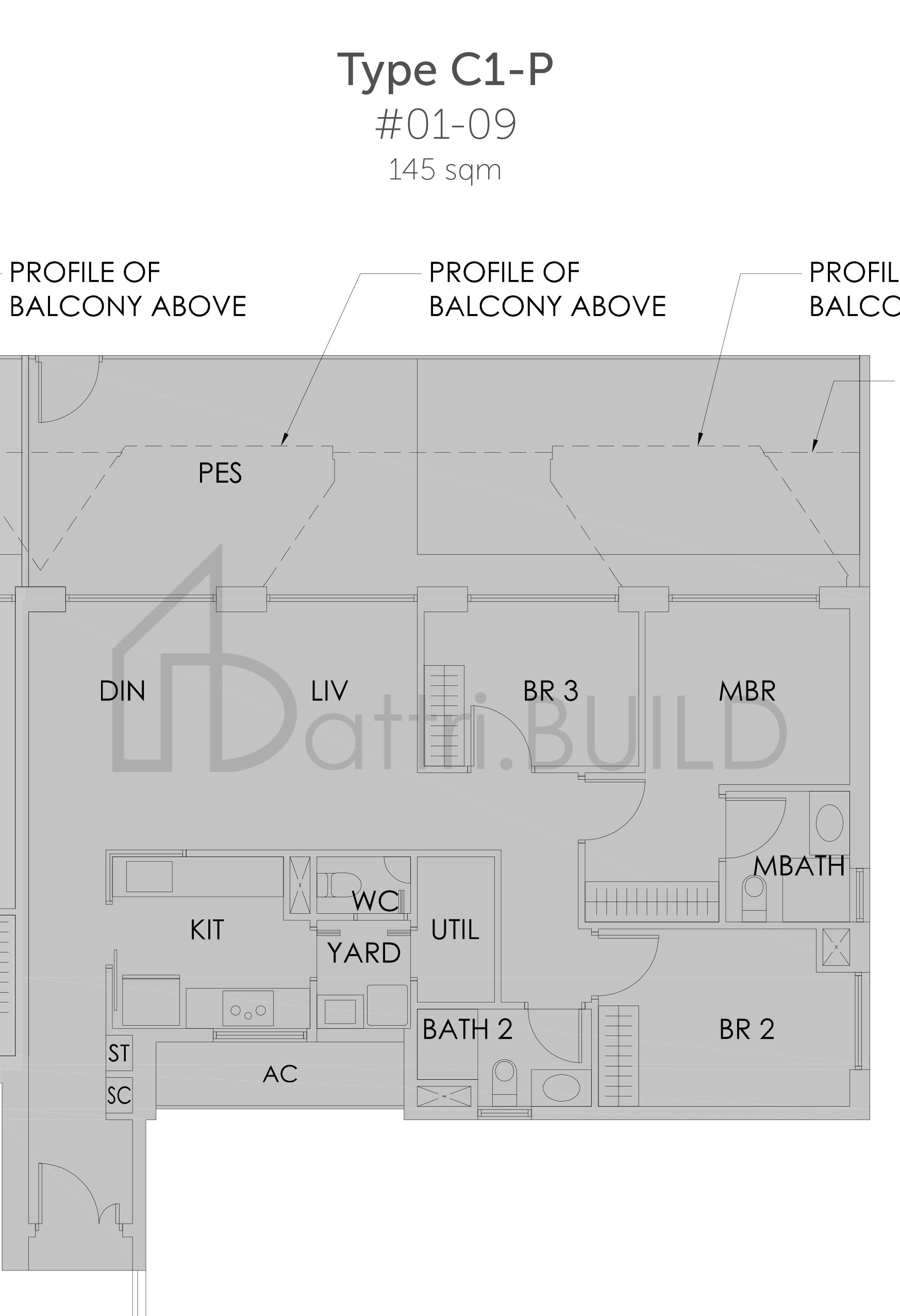 SKY HABITAT C1-P floorplan (watermarked)
