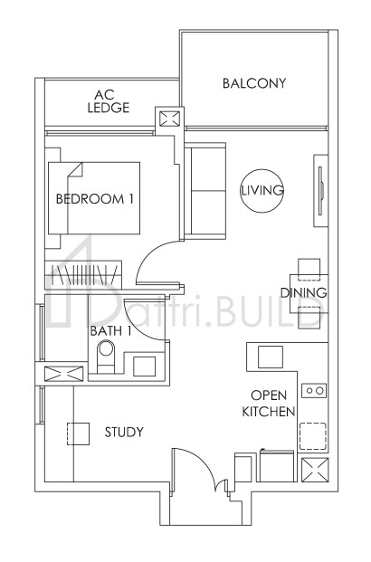 BEDOK RESIDENCES A5a (S) floorplan (watermarked)