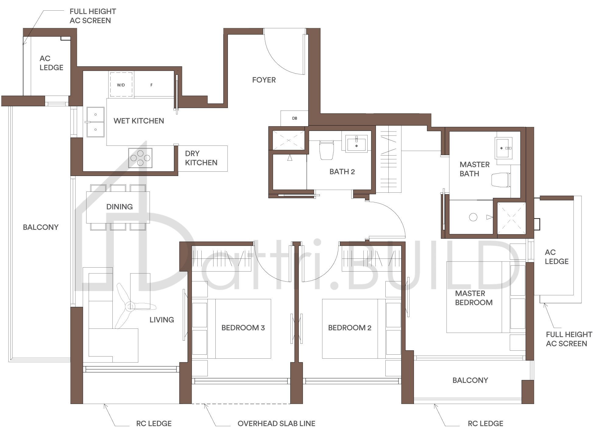 PARK PLACE RESIDENCES AT PLQ E1a floorplan (watermarked)