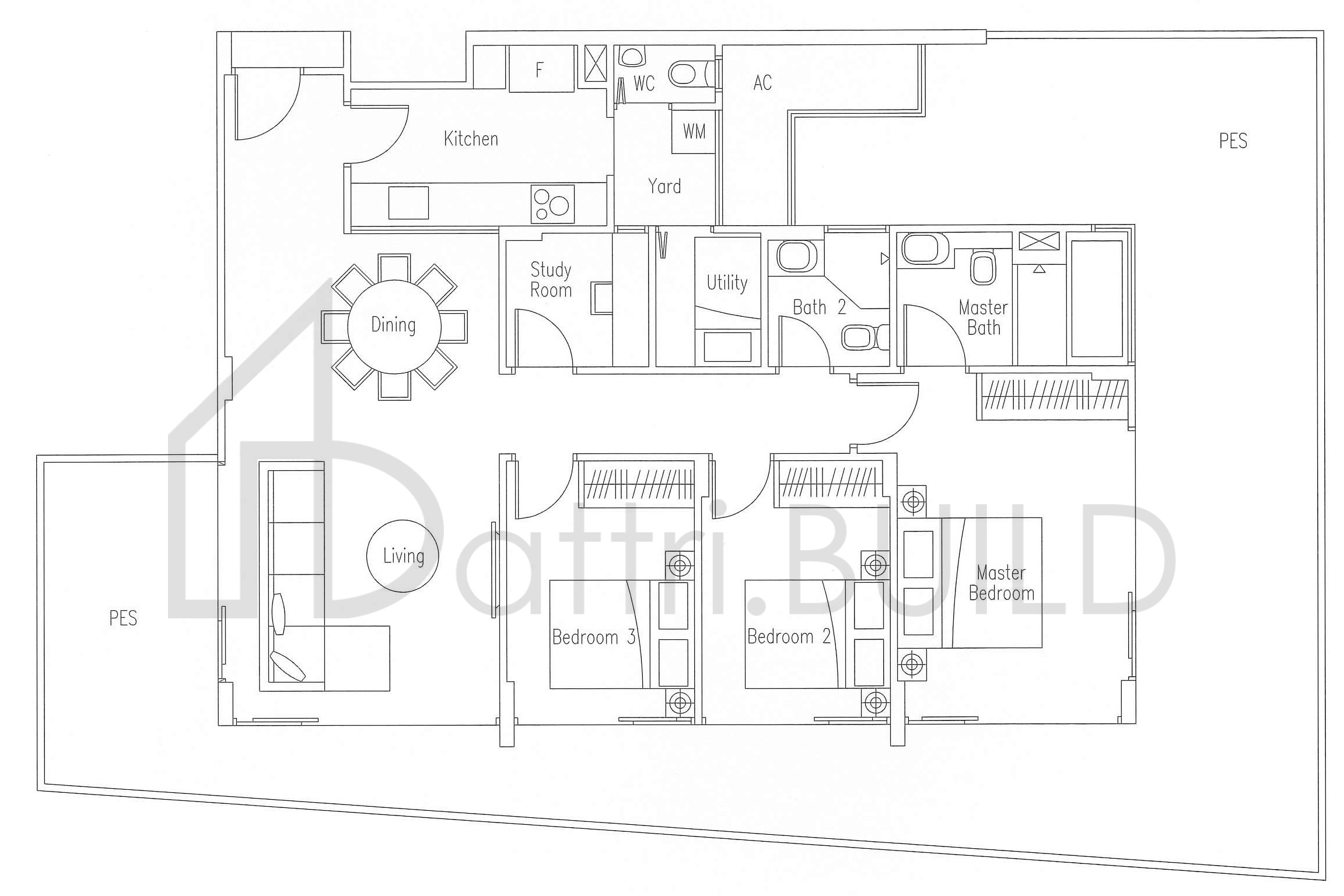 WATERSCAPE AT CAVENAGH C6-G floorplan (watermarked)