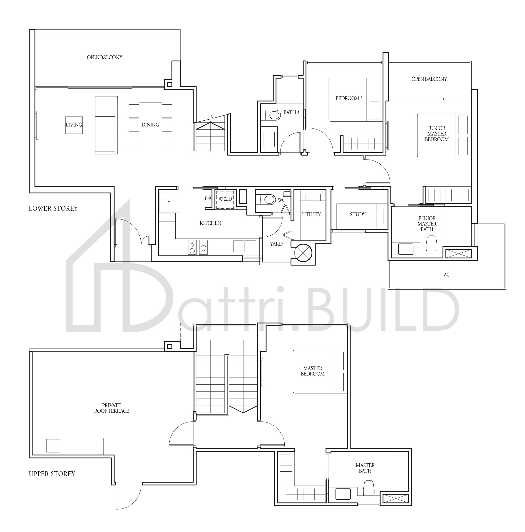 BARTLEY RIDGE (3+1)b2 floorplan (watermarked)