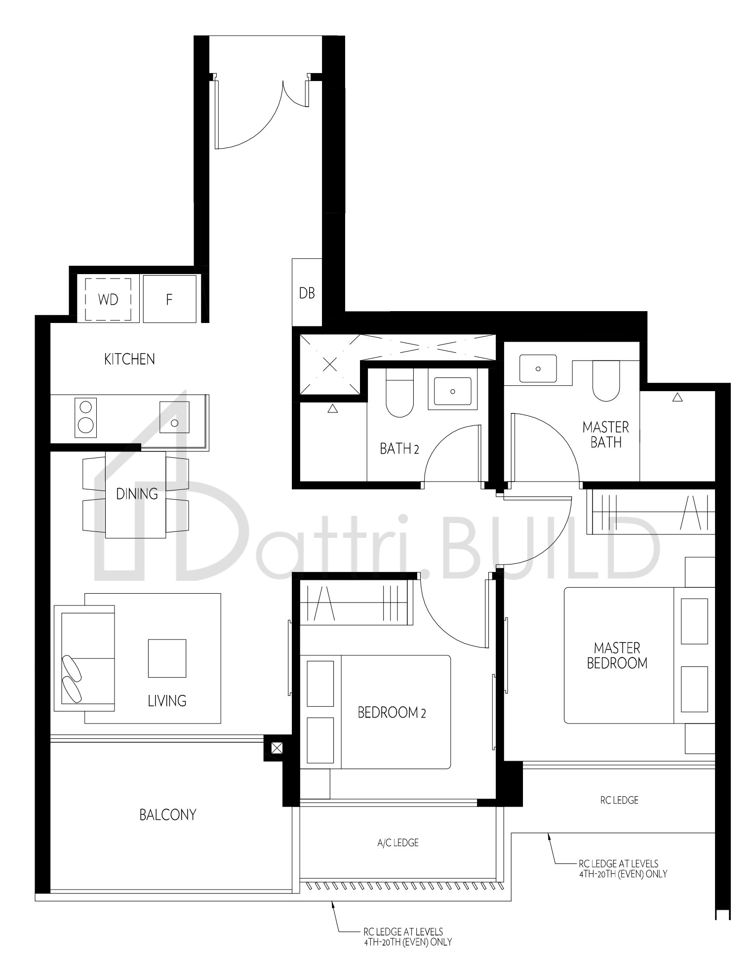 AMBER 45 B2 floorplan (watermarked)