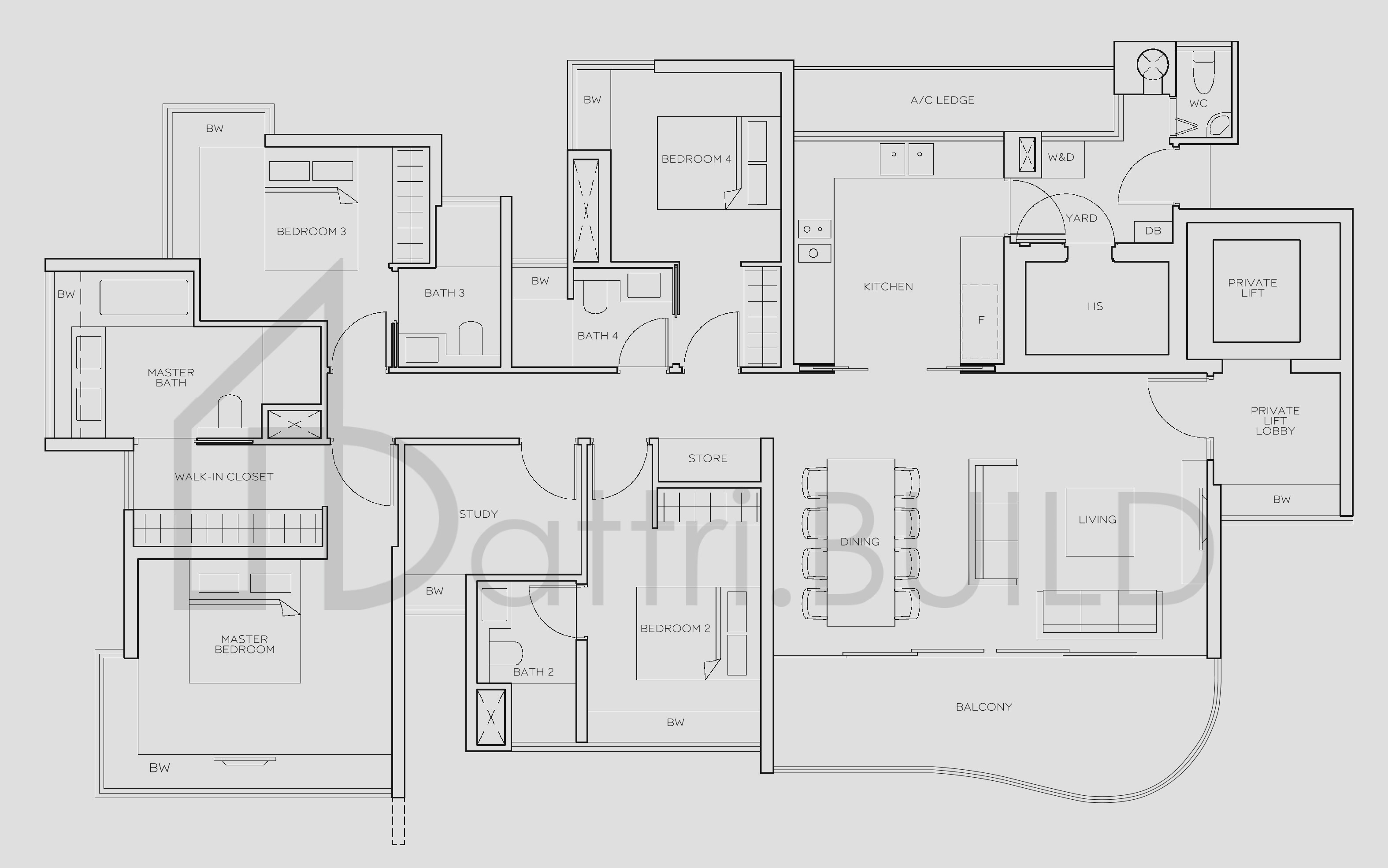 THE MEYERISE D1 floorplan (watermarked)