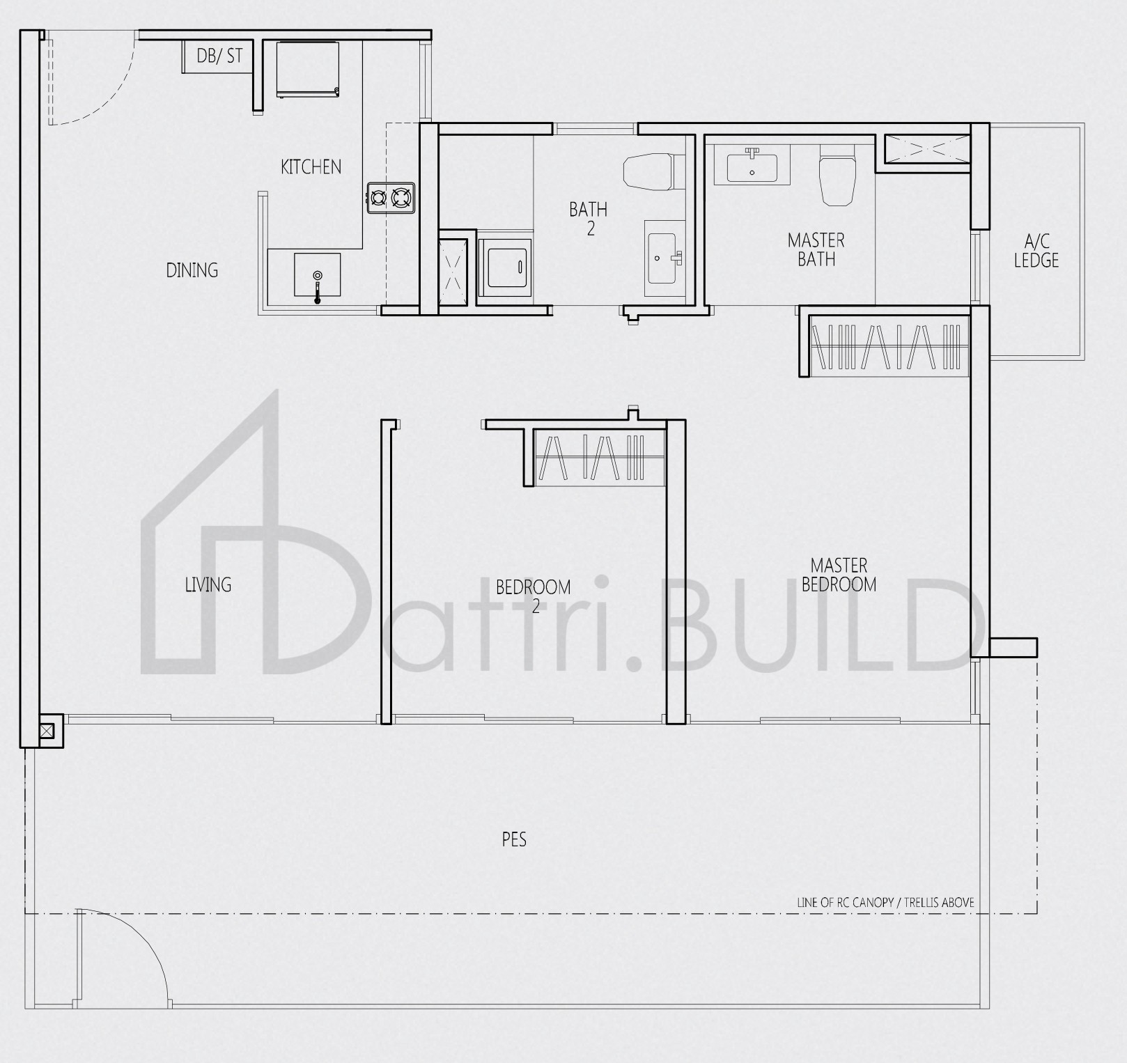 Q BAY RESIDENCES B-ap floorplan (watermarked)