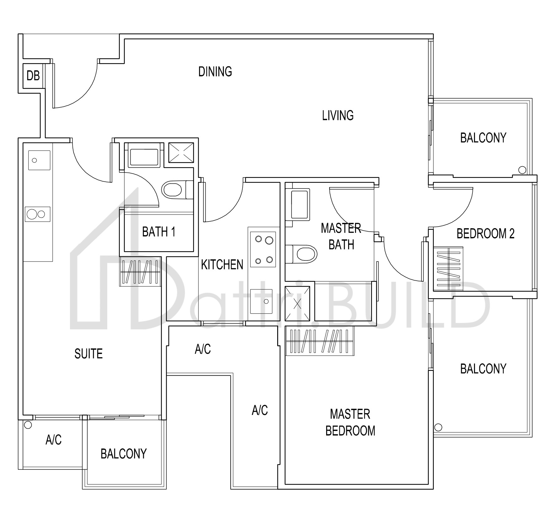 JADE RESIDENCES B5a floorplan (watermarked)