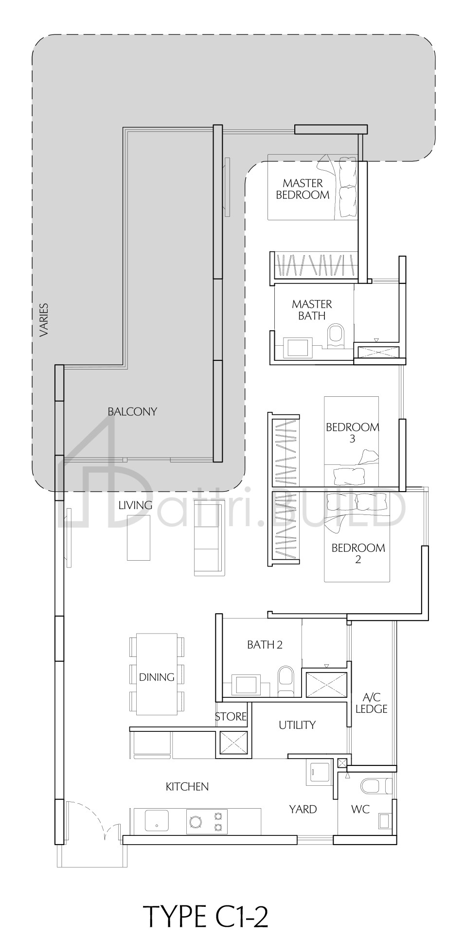 TERRASSE C1-2 floorplan (watermarked)