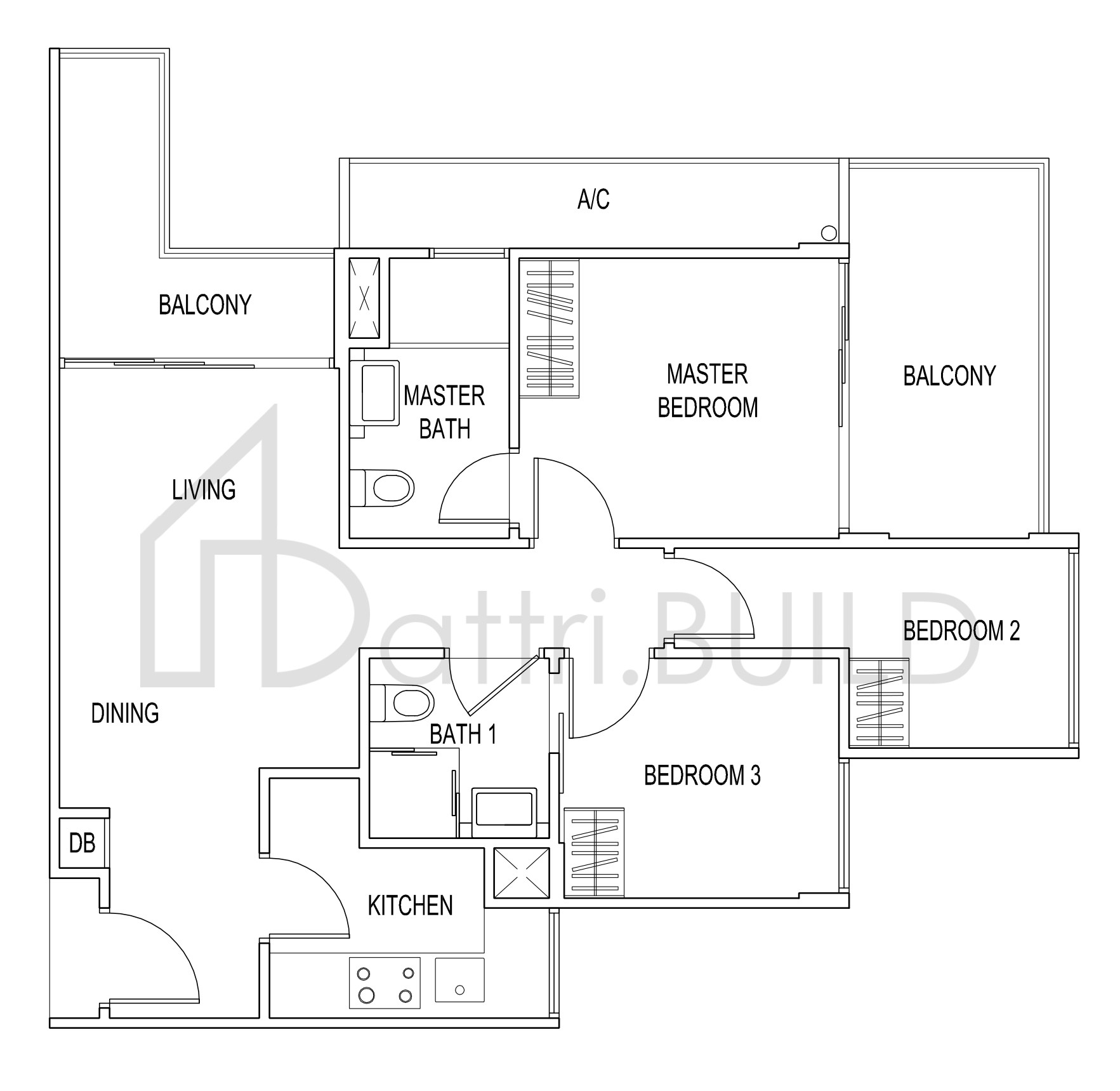 JADE RESIDENCES B3 floorplan (watermarked)