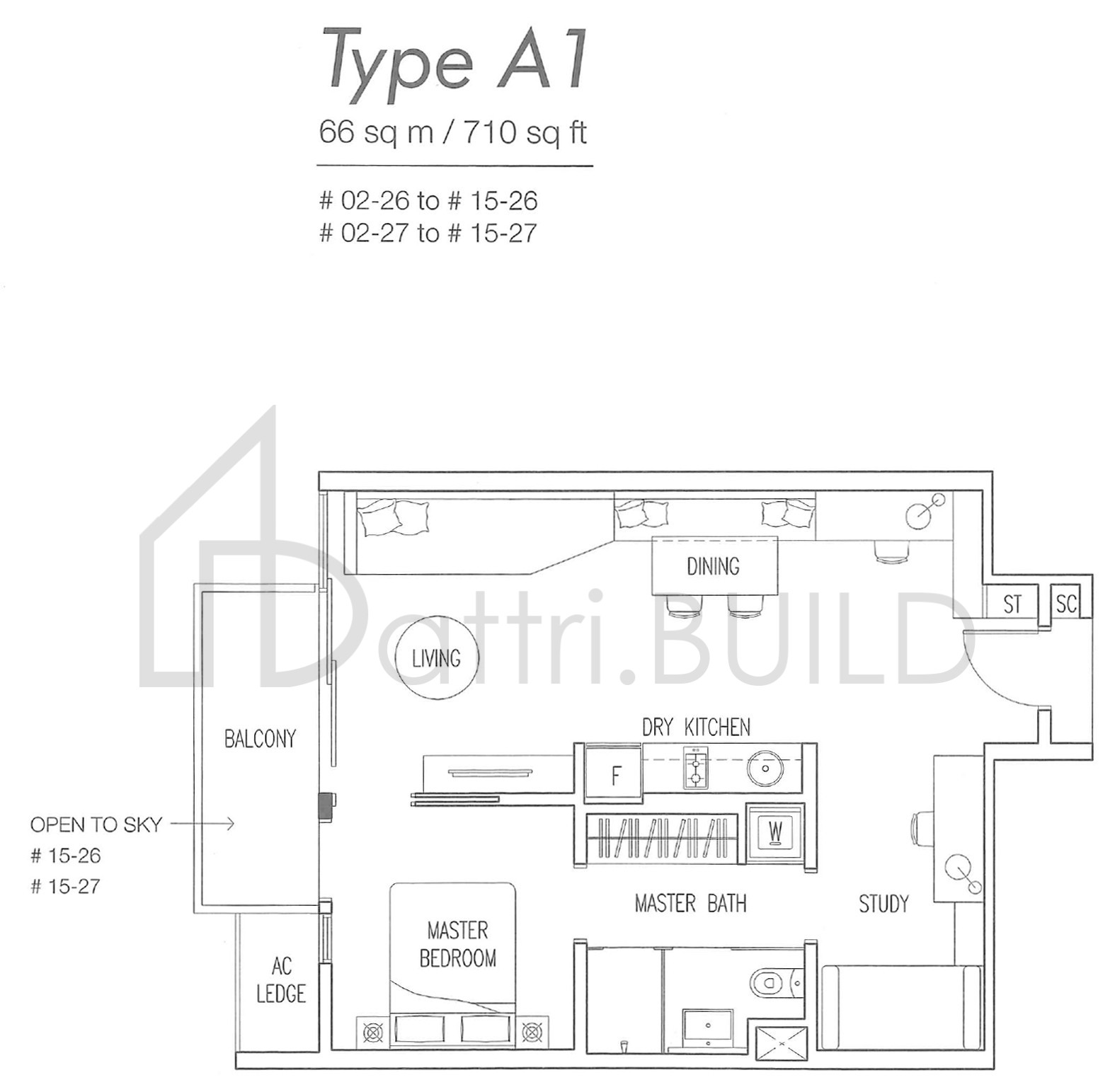 BOATHOUSE RESIDENCES A1 floorplan (watermarked)
