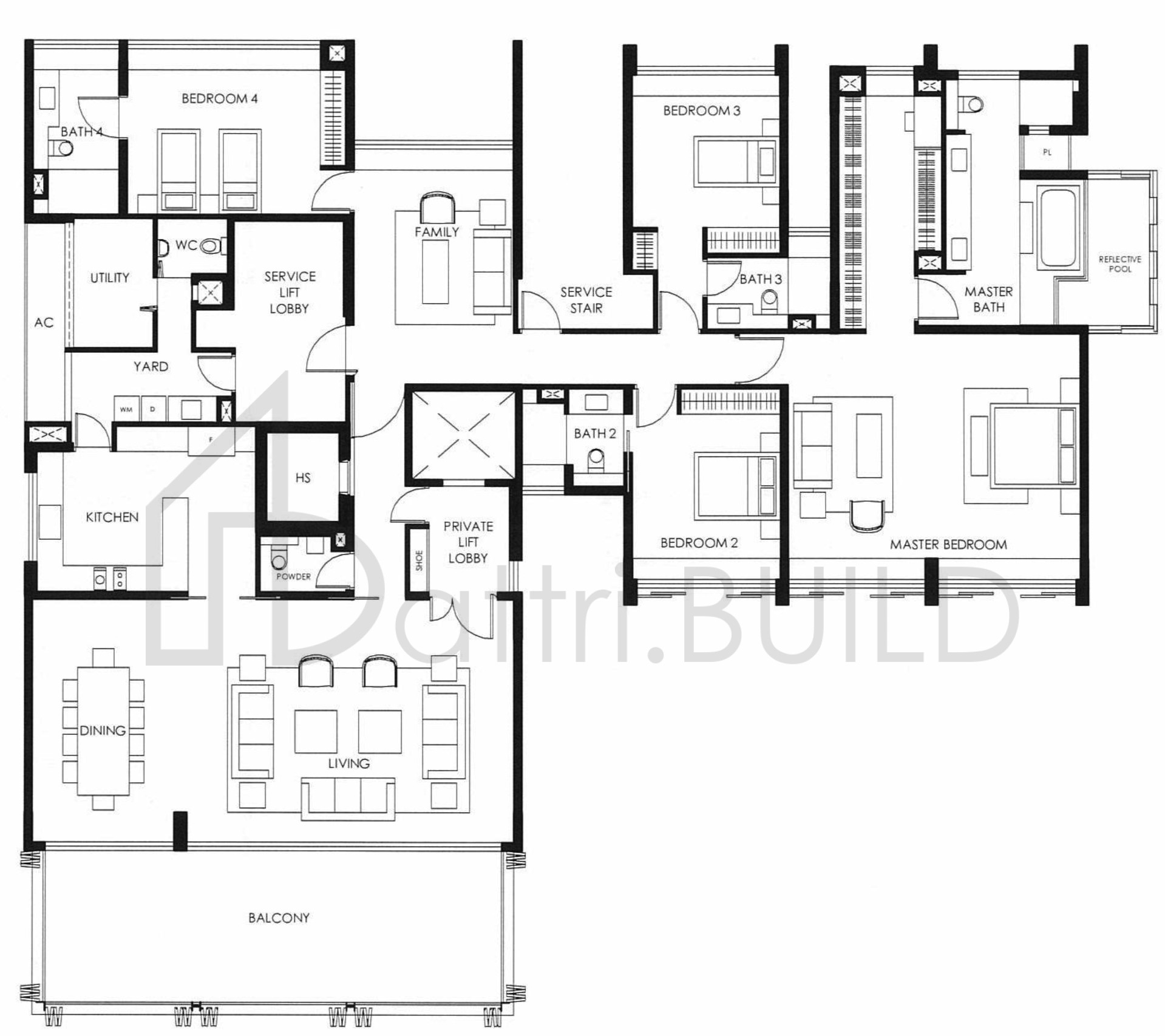 THE NASSIM E1 floorplan (watermarked)