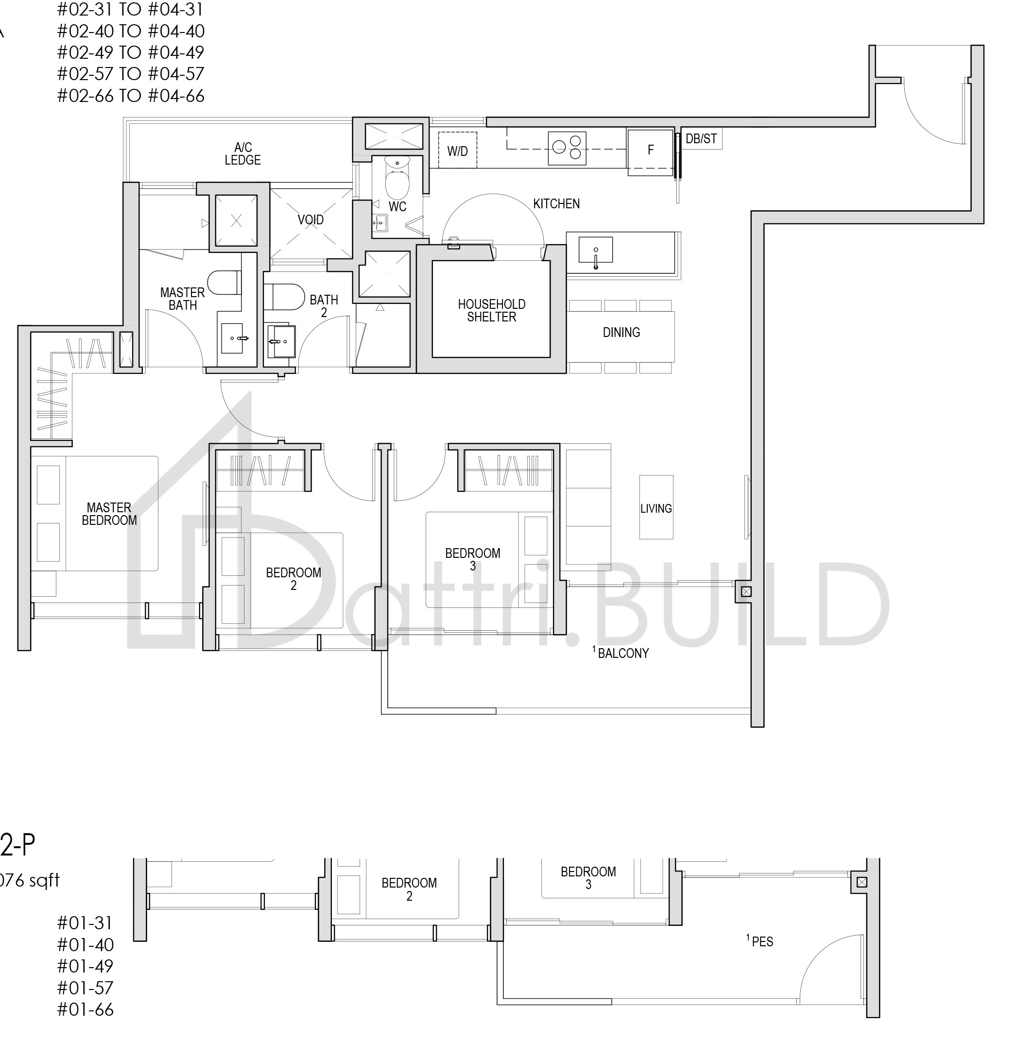 KENT RIDGE HILL RESIDENCES CP2 floorplan (watermarked)