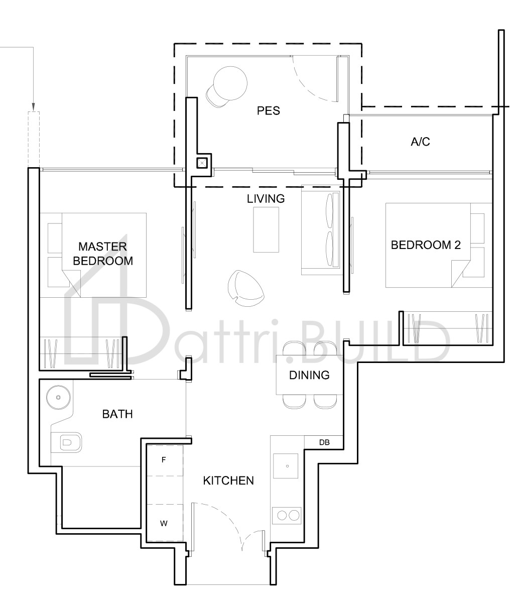 HIGH PARK RESIDENCES 2C4-P floorplan (watermarked)