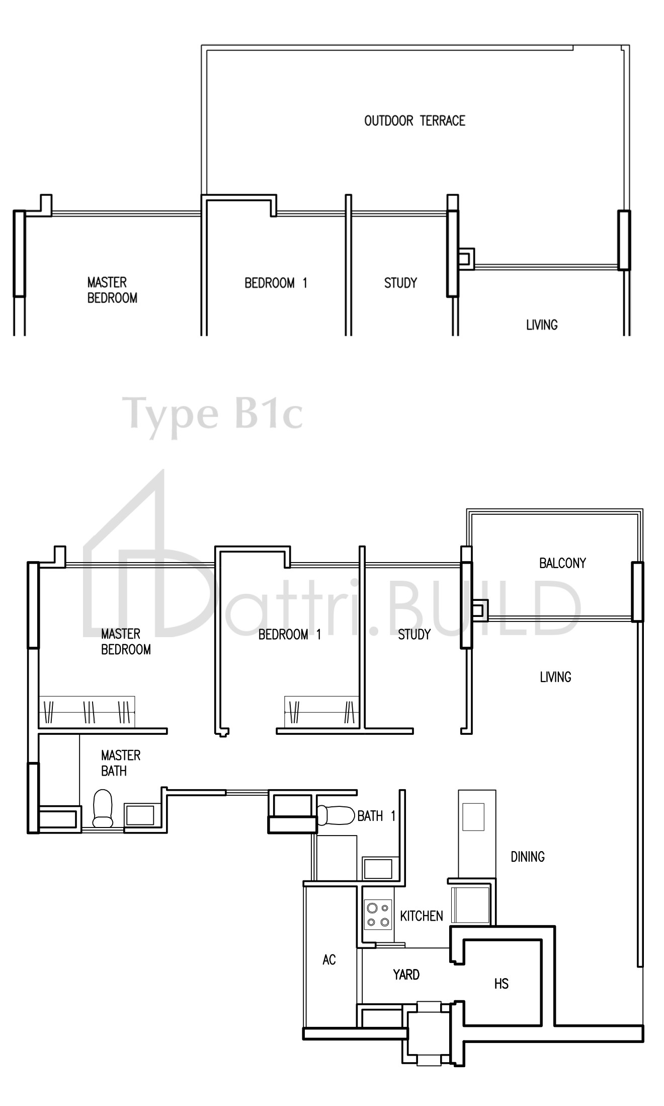PARC VERA B1c floorplan (watermarked)