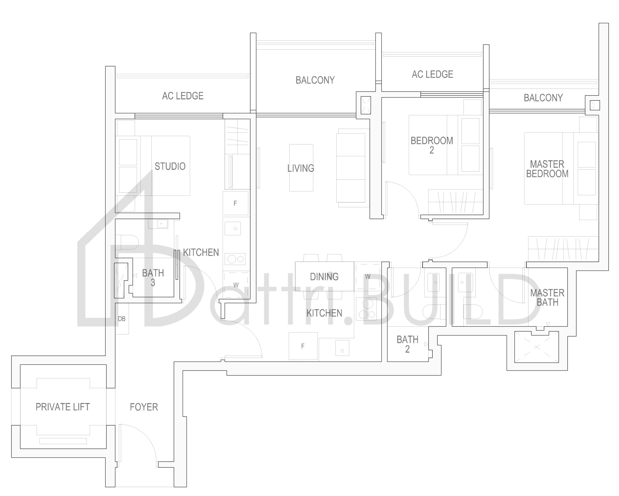 RIVERBANK @ FERNVALE DKa floorplan (watermarked)