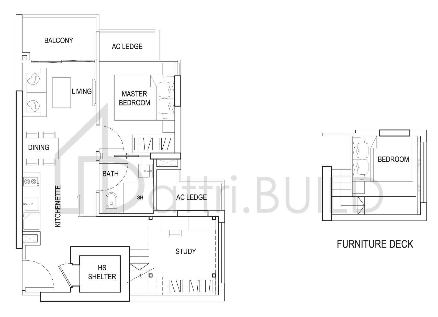 URBAN VISTA 4B floorplan (watermarked)