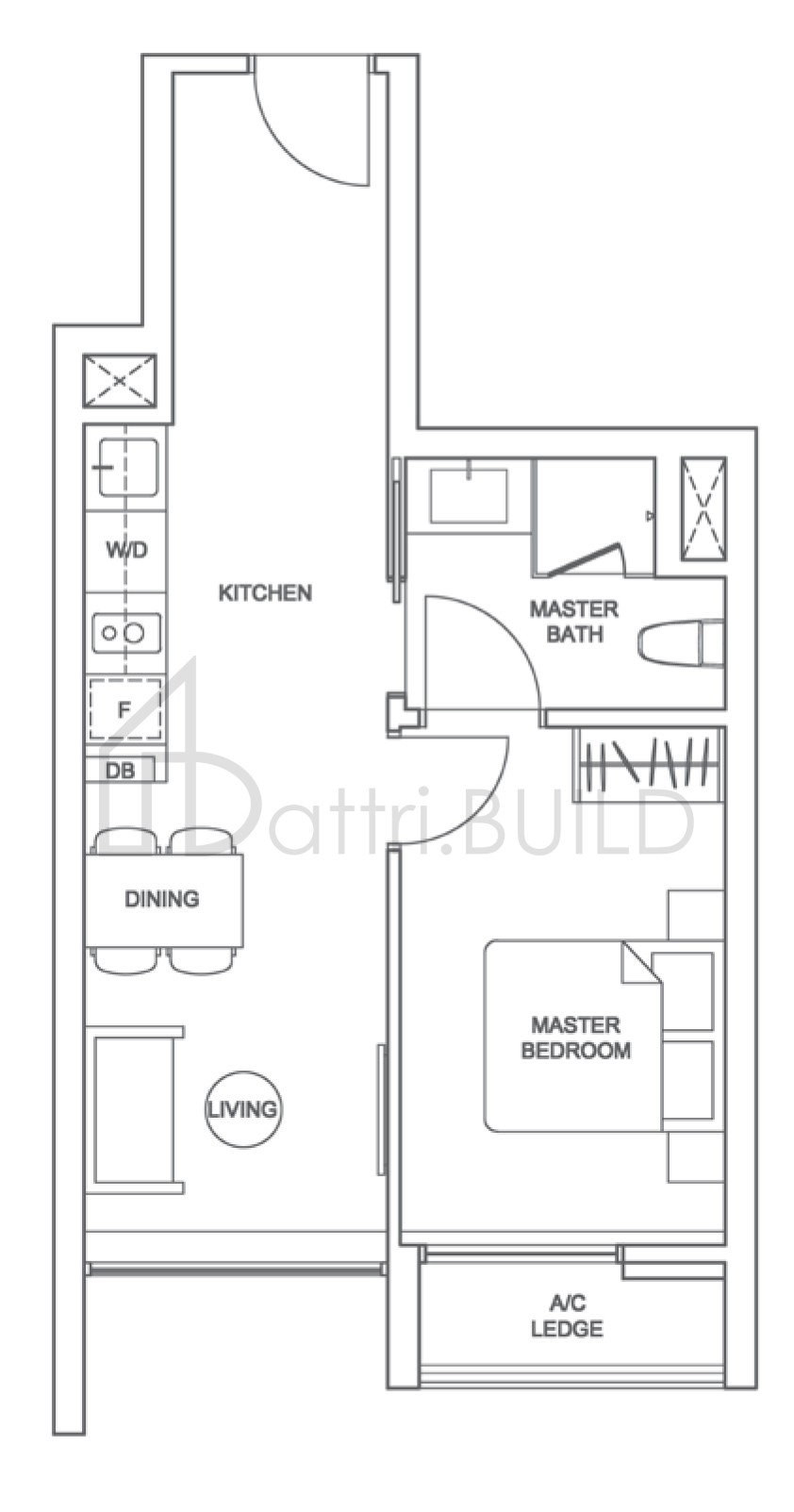 SIXTEEN35 RESIDENCES A1 floorplan (watermarked)