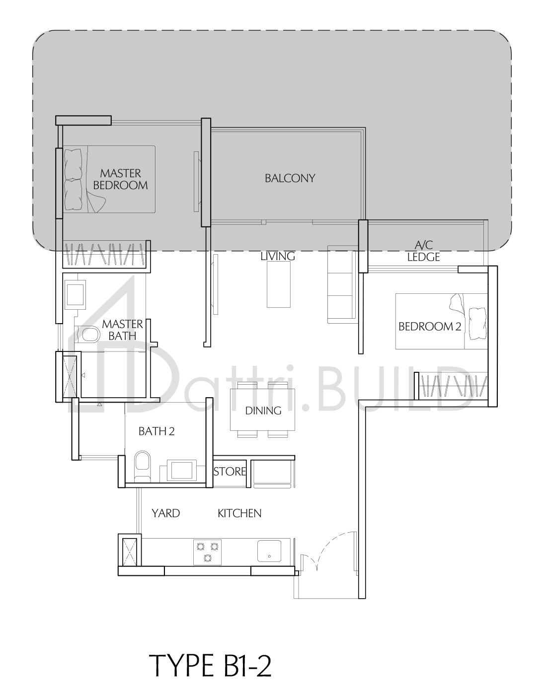 TERRASSE B1-2 floorplan (watermarked)