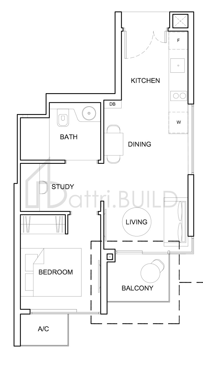 HIGH PARK RESIDENCES 1S2 floorplan (watermarked)