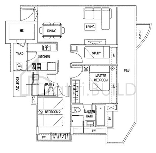 BLUWATERS B1-G floorplan (watermarked)