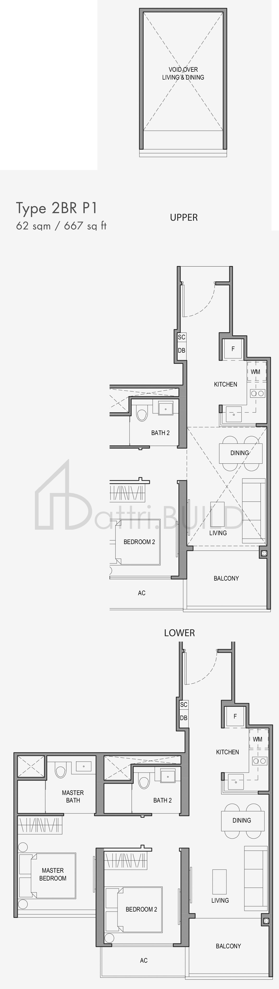 PARC BOTANNIA 2BRP1-H floorplan (watermarked)