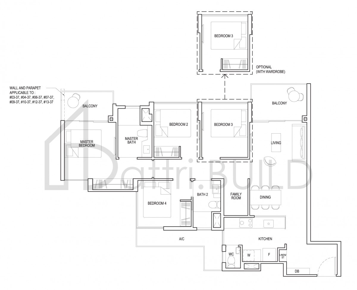 GRANDEUR PARK RESIDENCES 4c1a floorplan (watermarked)