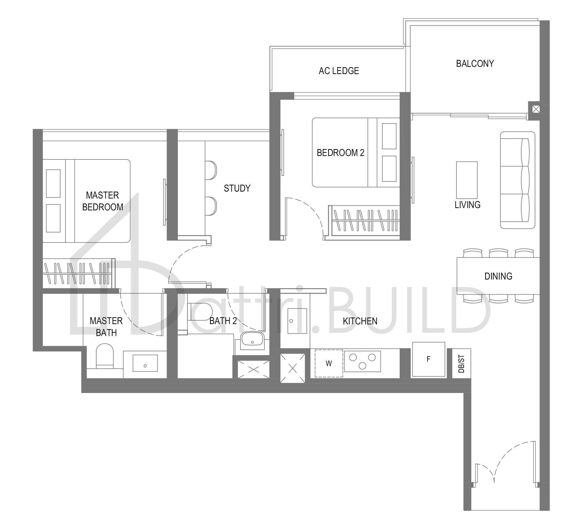 TWIN VEW B5s floorplan (watermarked)