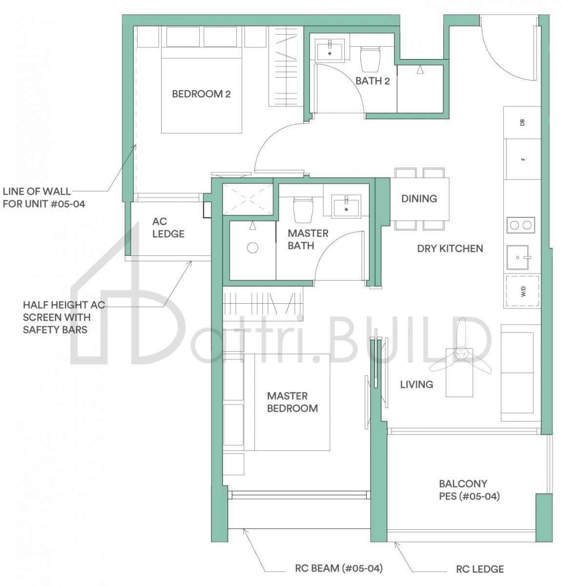 PARK PLACE RESIDENCES AT PLQ C4Pc floorplan (watermarked)